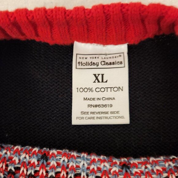 Game Of Thrones Ugly Holiday Sweater Joy To The Realm Westeros NY Laundry XL EUC - Picture 7 of 12